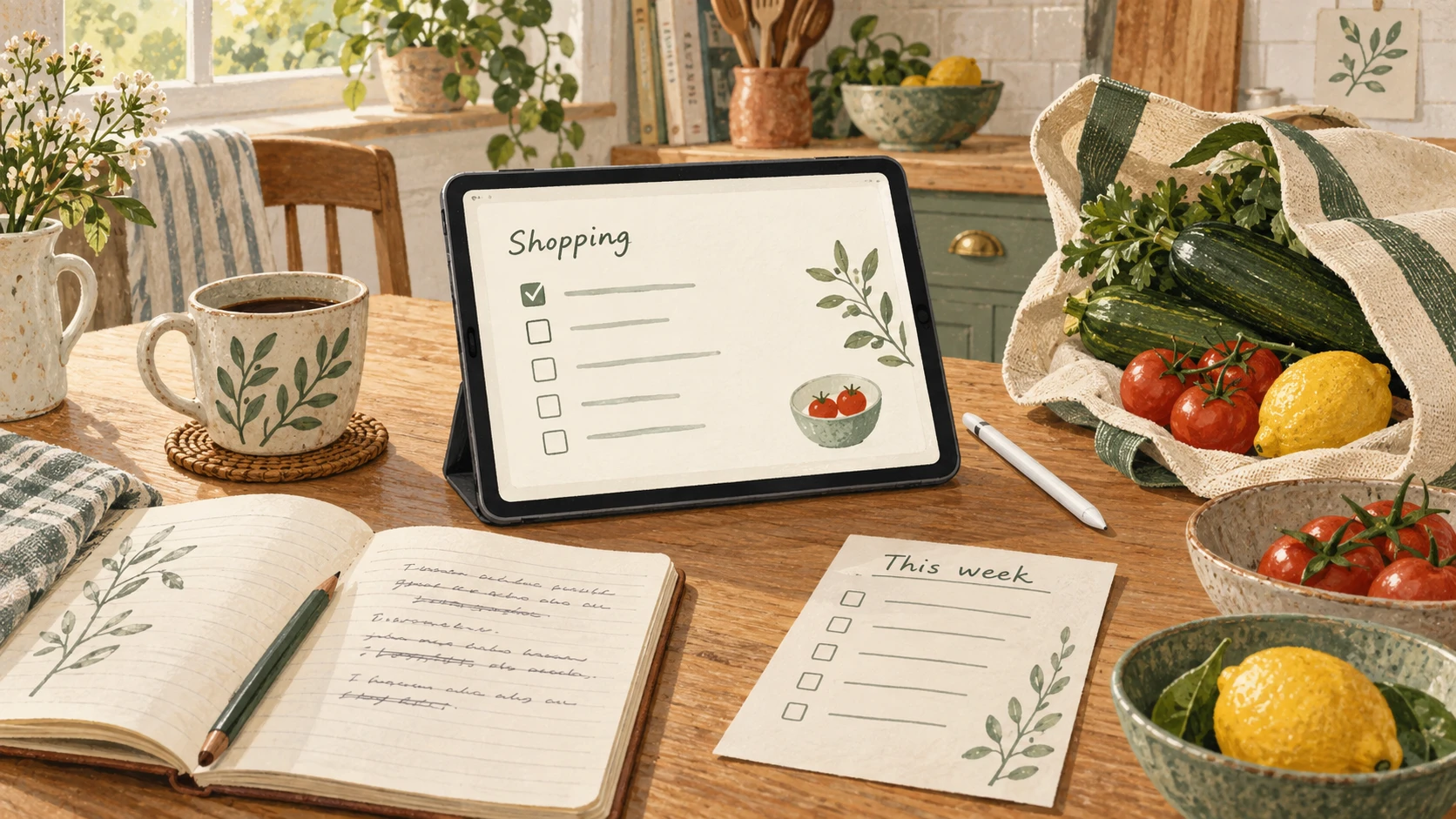 Sopheons Notes: a shopping list is a good place to start